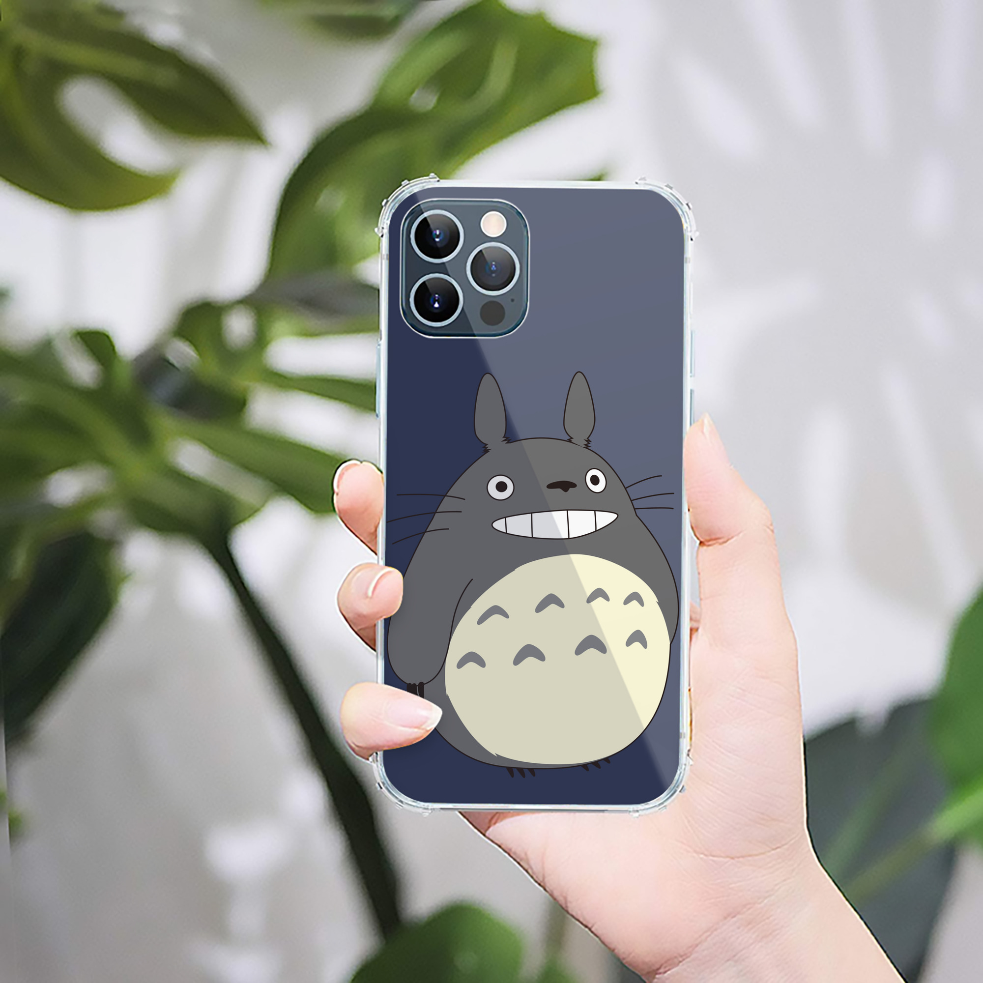 （画像用） となりのトトロ 草壁メイ 草壁サツキ My Neighbor Totoro Satsuki Kusakabe Mei Kusakabe 【iPhone 12シリーズ対応】透明スマホケース（クリアソフトケース）